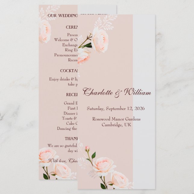 Mjuka lila- och grått-effekter med blommor program (Fram/baksida)