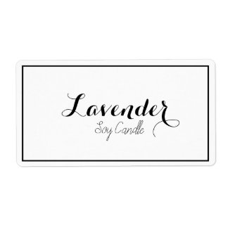 Mjuka ljusetiketter fraktsedel