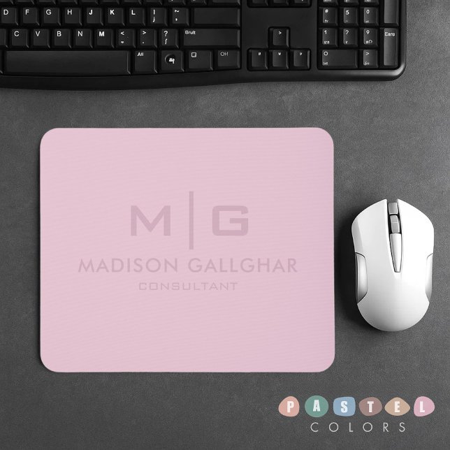 Mjuka, mjuka, pastellulerade, orchid Rosa Färg Musmatta (Solid Soft Light Pastel Orchid Pink Color Mouse Pad
)