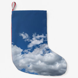 Mjuka moln liten julstrumpa