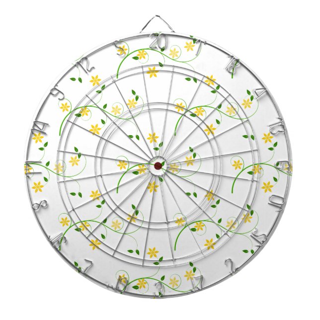 Mjuka och blommor darttavla (Framsidan)