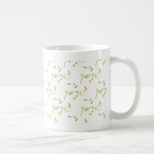 Mjuka och blommor kaffemugg