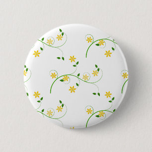 Mjuka och blommor knapp
