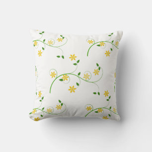 Mjuka och blommor kudde