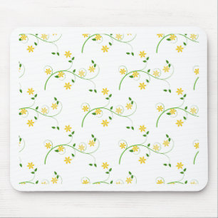 Mjuka och blommor musmatta