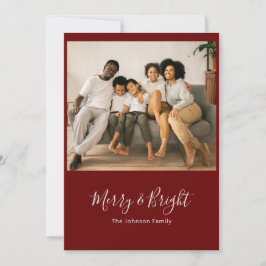 Mjuka och ljus Helgdag-julkort Julkort