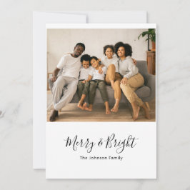 Mjuka och ljus Helgdag-julkort Julkort