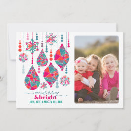 Mjuka och ljusa utsmyckningar julkort