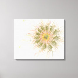 Mjuka och ömma fasansfulla fantasinblommor canvastryck