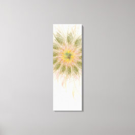Mjuka och ömma fasansfulla fantasinblommor canvastryck