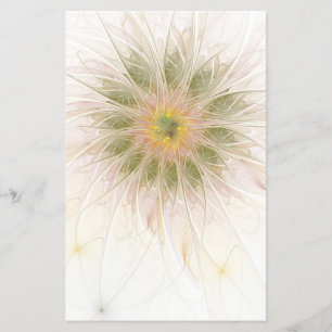 Mjuka och ömma fasansfulla fantasinblommor flygblad