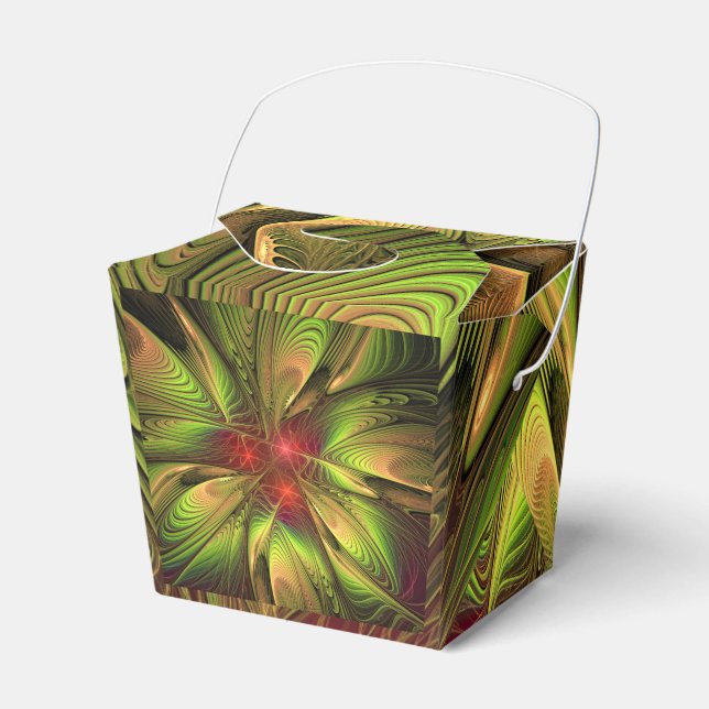 Mjuka och ömma fasansfulla fantasinblommor presentaskar (Framsidan Sidan)