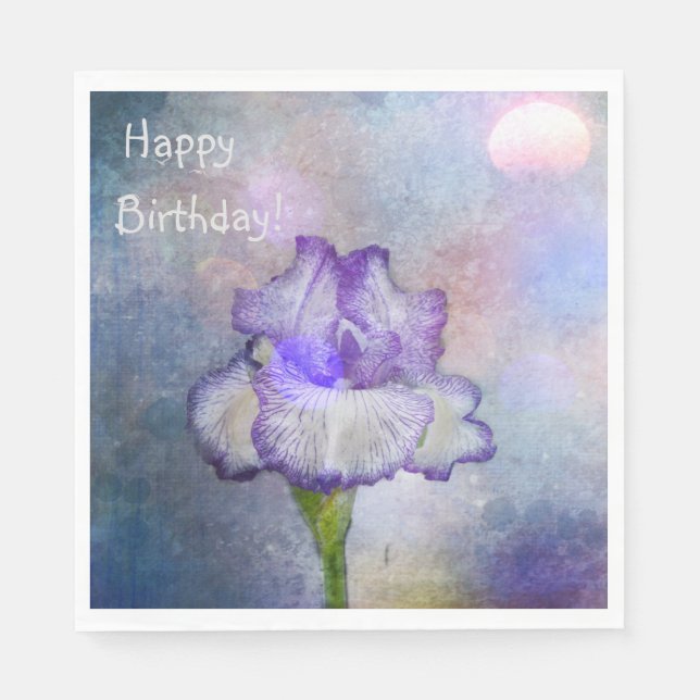 Mjuka och Söt Iris Pappersservett (Framsidan)