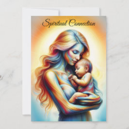 Mjuka pastellaura av mors dag moderskap kärlek inbjudningar