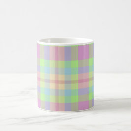 Mjuka pasteller Tartan Kaffemugg