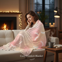 Mjuka pastellfjädrar | Romantisk Rosa och Guld Mys