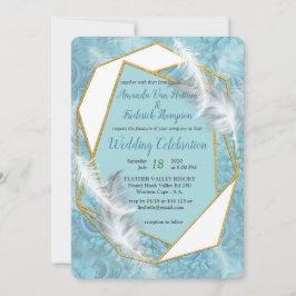 Mjuka pastellskuggor av Grönten Sage Inbjudningar