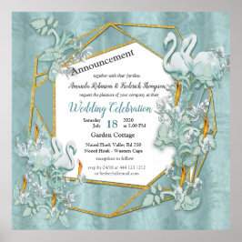 Mjuka pastellskuggor av Grönten Sage Poster