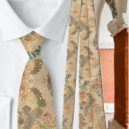 Mjuka persikoblommor Olivonblad Slips