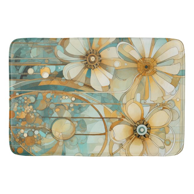 Mjuka persikofärgade kläder 3 badrumsmatta (Framsidan)