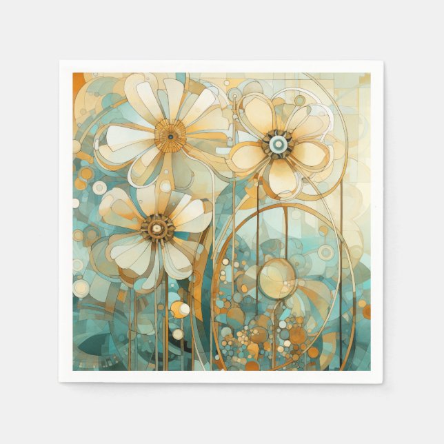 Mjuka persikofärgade kläder 3 pappersservett (Framsidan)