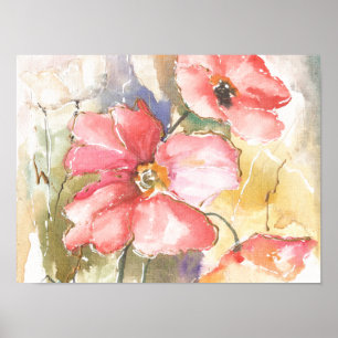 Mjuka poppies I Poster