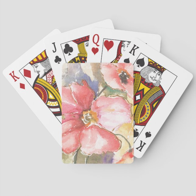Mjuka poppies I Spelkort (Baksidan)