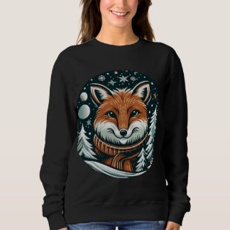 Mjuka räv på vinter t shirt