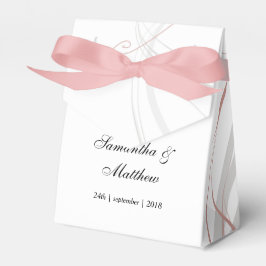 Mjuka Ro- och Grått-blommor Presentaskar