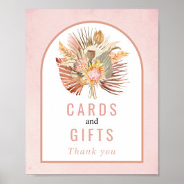 Mjuka rosa- och presentkort poster bröllop