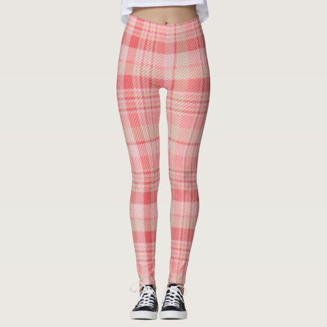Mjuka Rosa Play Leggings (Framsida)