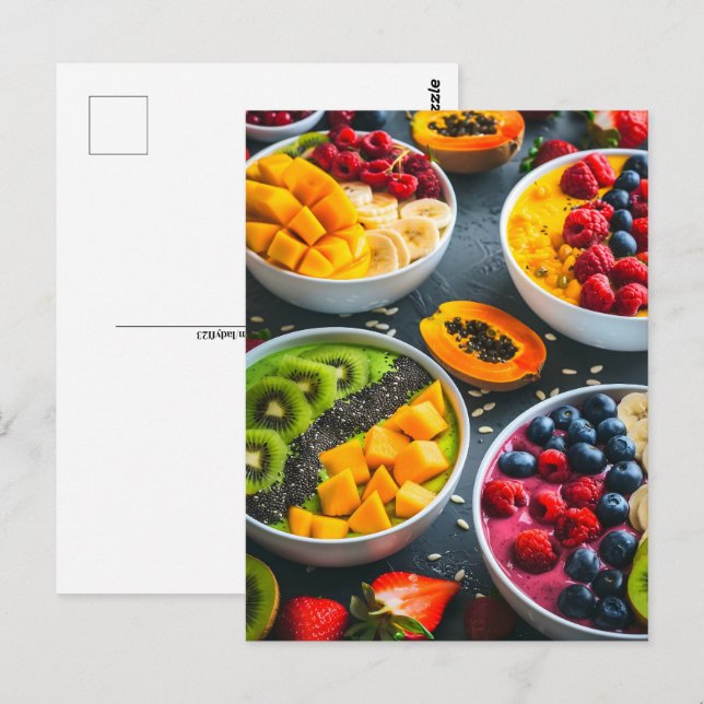 Mjuka skålar, postkorsning vykort (Fram/baksida)