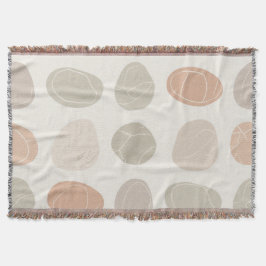 Mjuka Småstarna Grid Blanket Mysigt jordinspirerad Filt