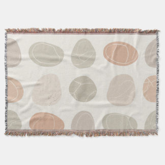 Mjuka Småstarna Grid Blanket Mysigt jordinspirerad Filt