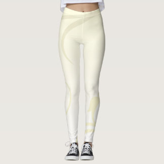 Mjuka snurrar mönster leggings