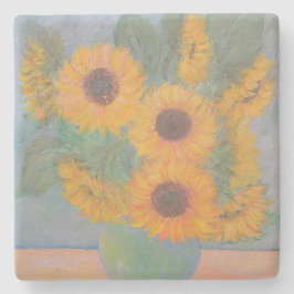 Mjuka solblommor stenunderlägg