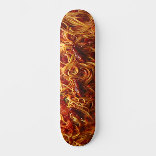 Mjuka spaghetti-skateboard mini skateboard bräda 18,5 cm (Framsida)