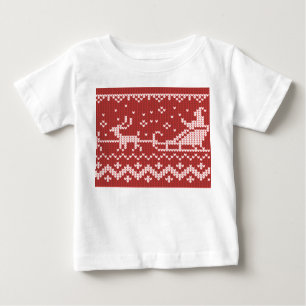 Mjuka svettare Jultomten sleigh och renar T Shirt