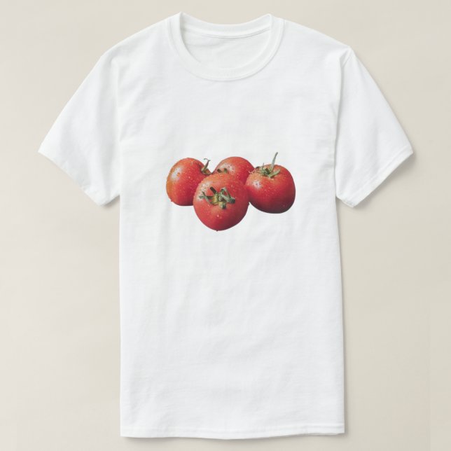 Mjuka tomater är här t shirt (Design framsida)