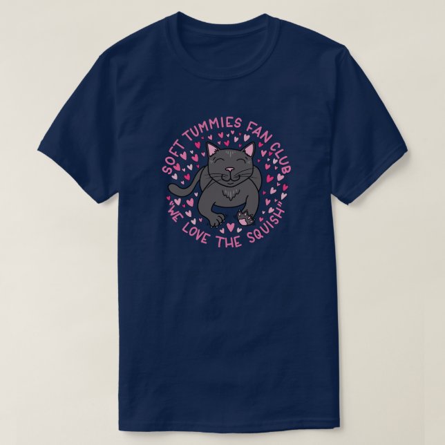 Mjuka tummier Fläkt Klubb T Shirt (Design framsida)