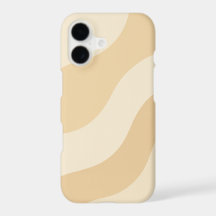 Mjuka vågor – Minimal Beige Abstrakt Mönster