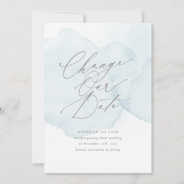 Mjuka vattenfärger Tvätta uppskjutning Ändra datum Meddelande