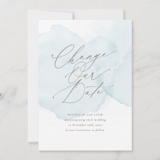 Mjuka vattenfärger Tvätta uppskjutning Ändra datum Meddelande