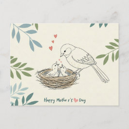 Mjuka Vingar: Ett MorsdagsKort Helg Vykort