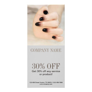 Mjukaktig elegant av chic nagel nagelsalong reklamkort