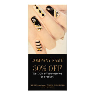 Mjukaktig elegant av chic nagel nagelsalong reklamkort