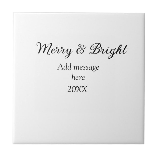 Mjukår för extra helgdag för god jul kakelplatta (Framsidan)