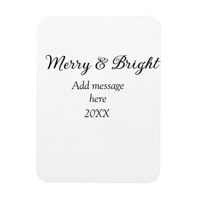 Mjukår för extra helgdag för god jul magnet (Vertikal)