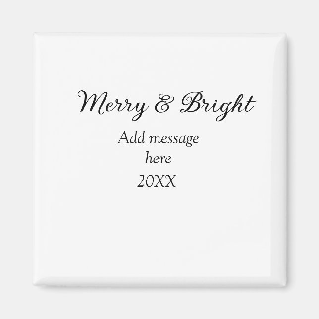 Mjukår för extra helgdag för god jul magnet (Framsidan)