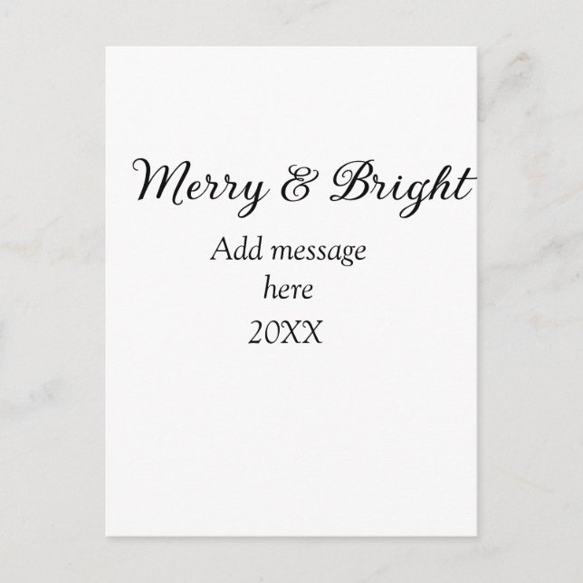 Mjukår för extra helgdag för god jul vykort (Framsida)